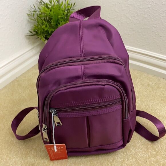 New Backpack - Compact Size - Purple - Picture 1 of 8